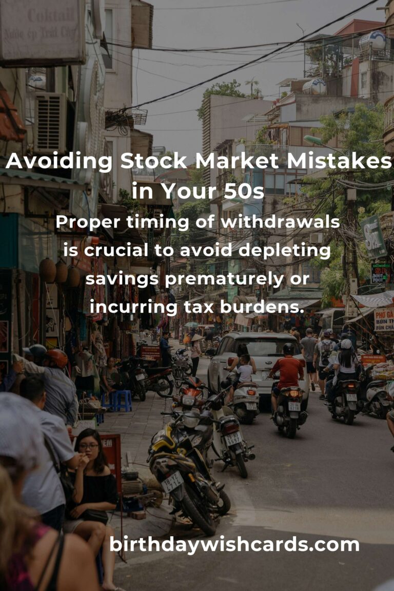 Stock Market Mistakes to Avoid in Your 50s