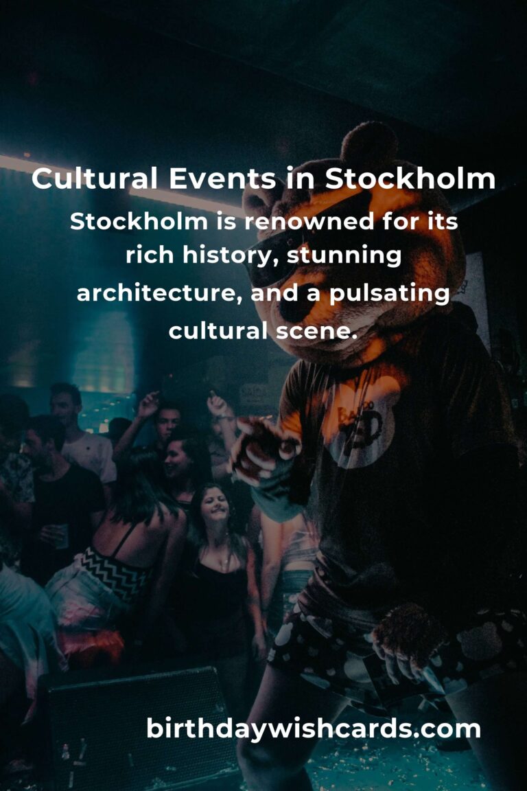 Stockholm Cultural Events You Can’t Miss in 2025