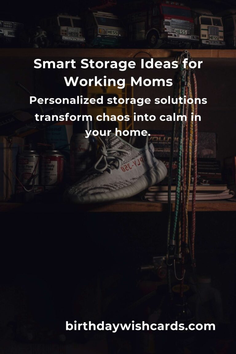 Storage Solutions for Working Moms: Balancing Life with a Touch of Order