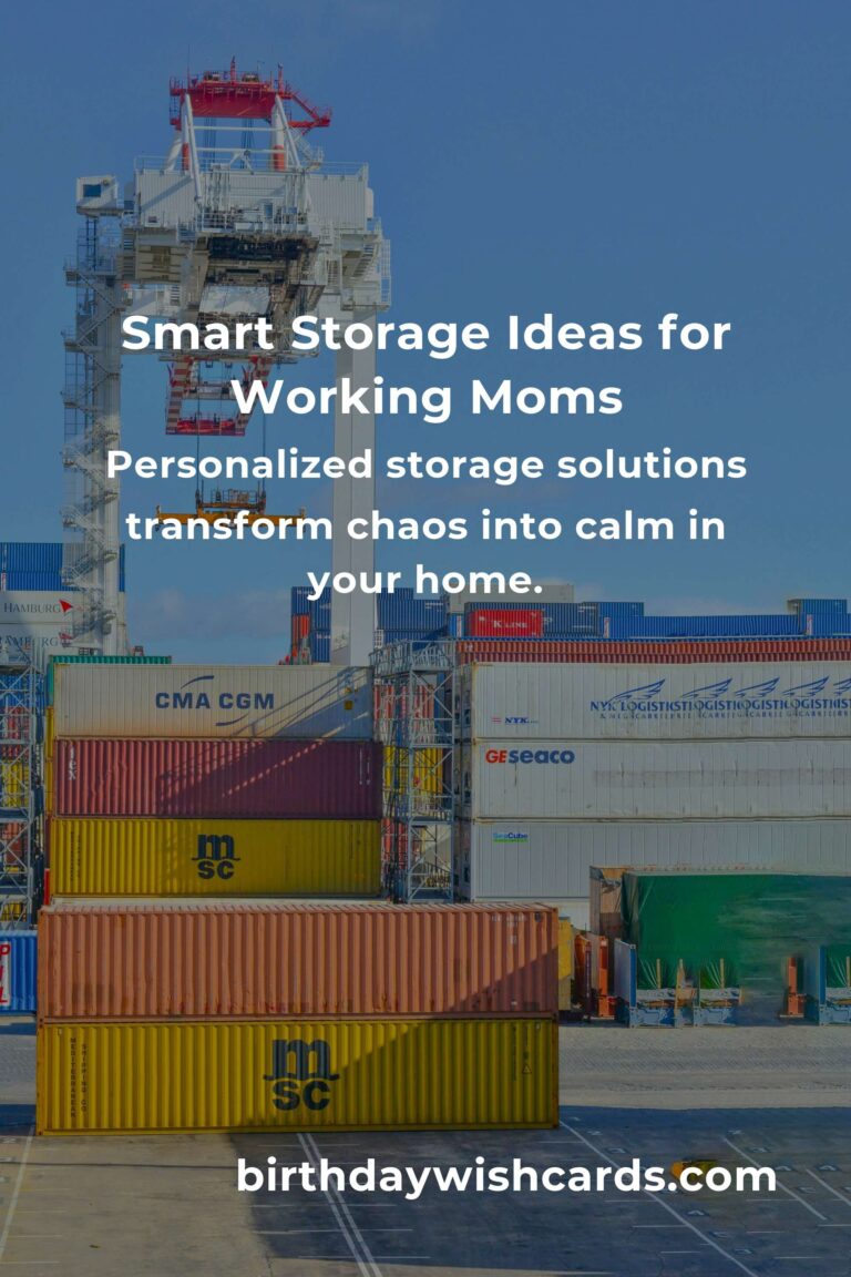 Storage Solutions for Working Moms: Balancing Life with a Touch of Order