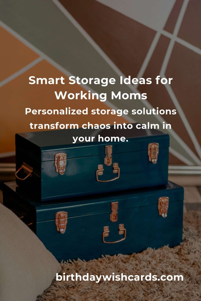 Storage Solutions for Working Moms: Balancing Life with a Touch of Order