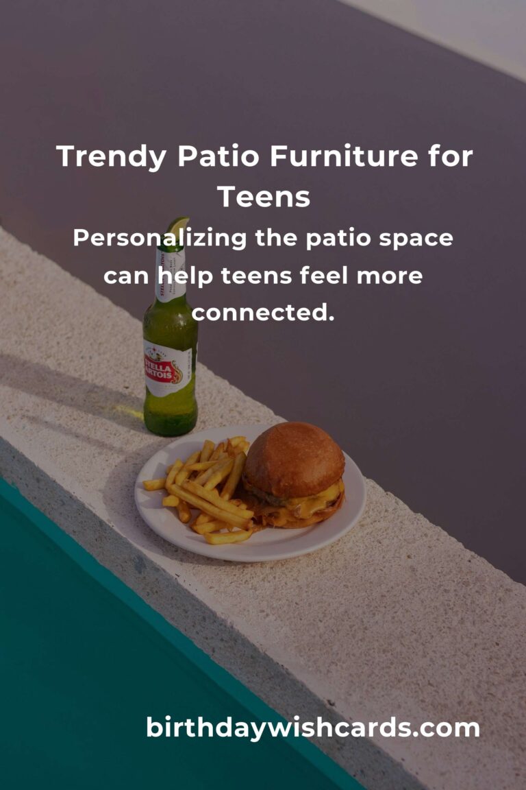 Stylish and Functional Patio Furniture Ideas for Teens