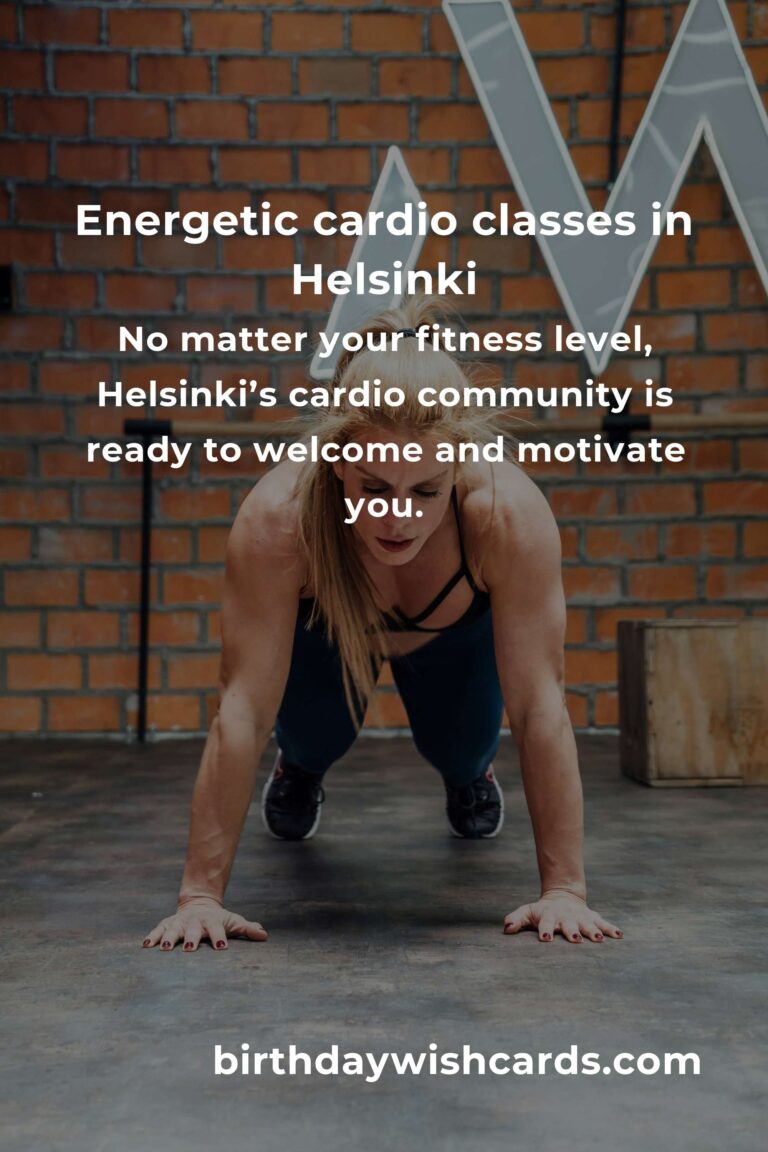 Sweat, Smile, Repeat: The Best Cardio Workout Classes in Helsinki for 2025