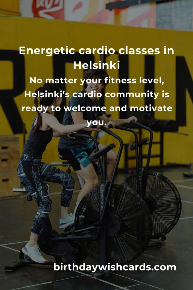Sweat, Smile, Repeat: The Best Cardio Workout Classes in Helsinki for 2025