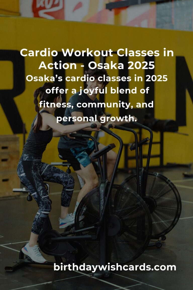 Sweat, Smile, Repeat: The Best Cardio Workout Classes in Osaka for 2025