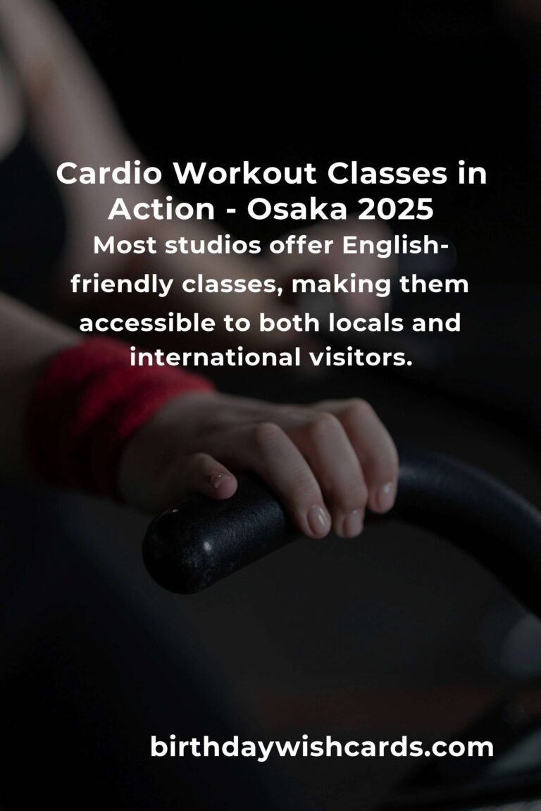 Sweat, Smile, Repeat: The Best Cardio Workout Classes in Osaka for 2025