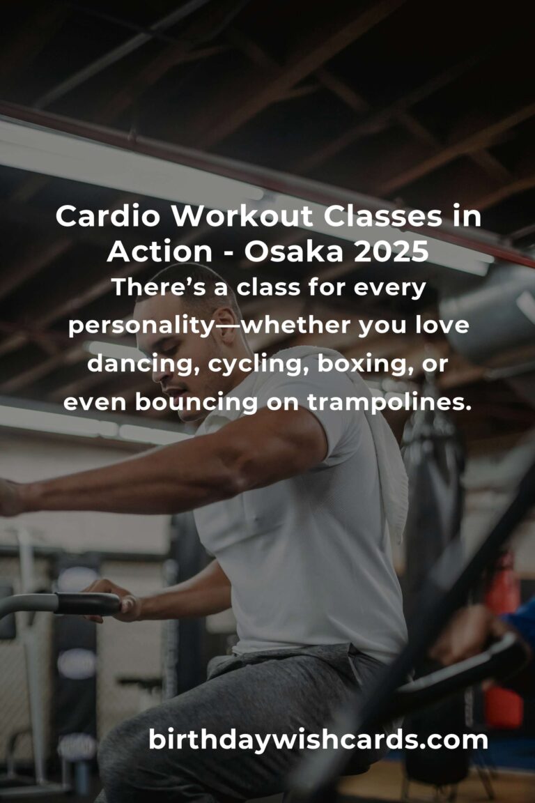 Sweat, Smile, Repeat: The Best Cardio Workout Classes in Osaka for 2025
