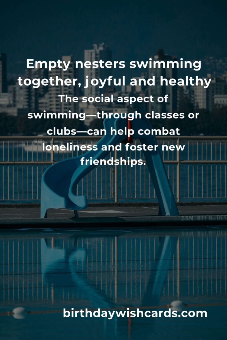 Swimming for Empty Nesters: Rekindling Joy, Health, and Connection in the Water