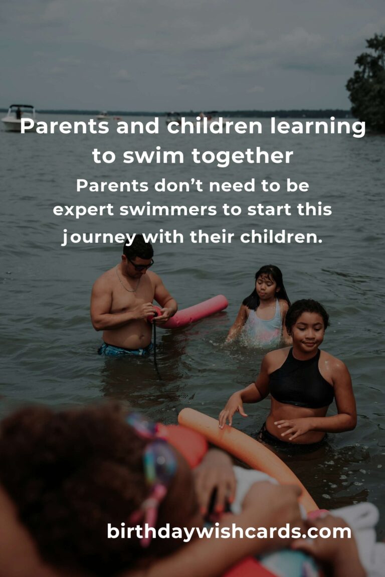 Swimming for Parents: A Heartfelt Guide to Getting Started with Your Children