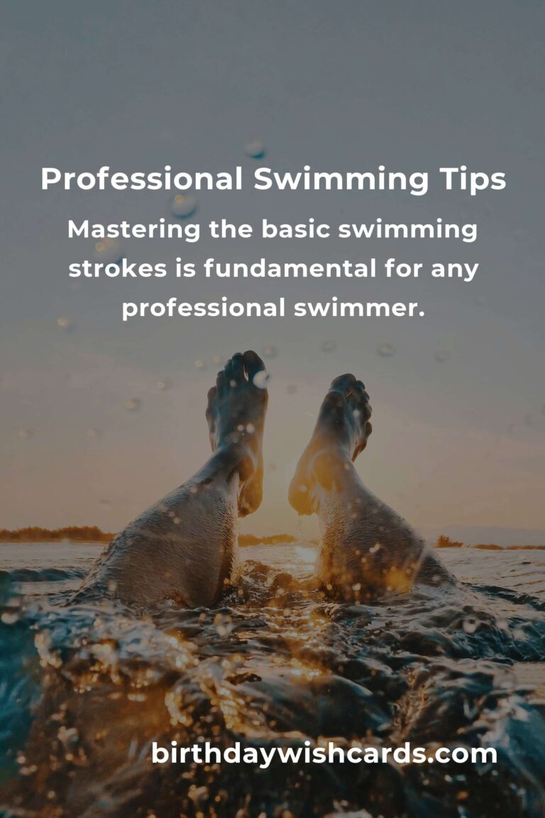 Swimming for Professionals: Getting Started