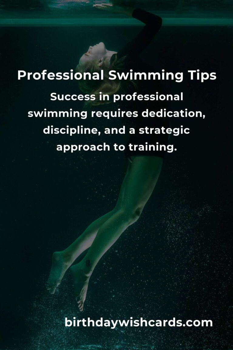 Swimming for Professionals: Getting Started