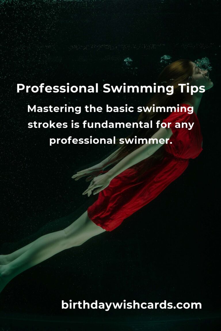 Swimming for Professionals: Getting Started