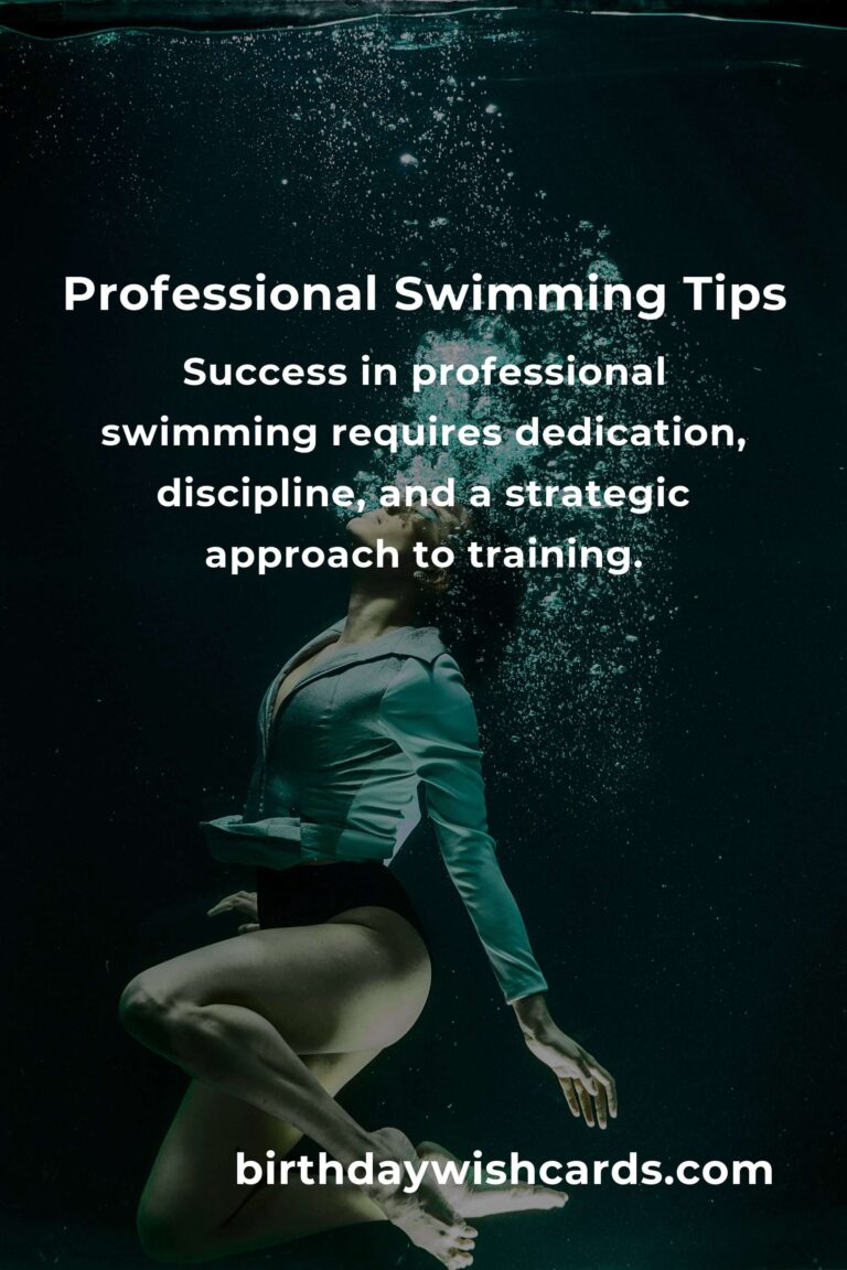 Swimming for Professionals: Getting Started