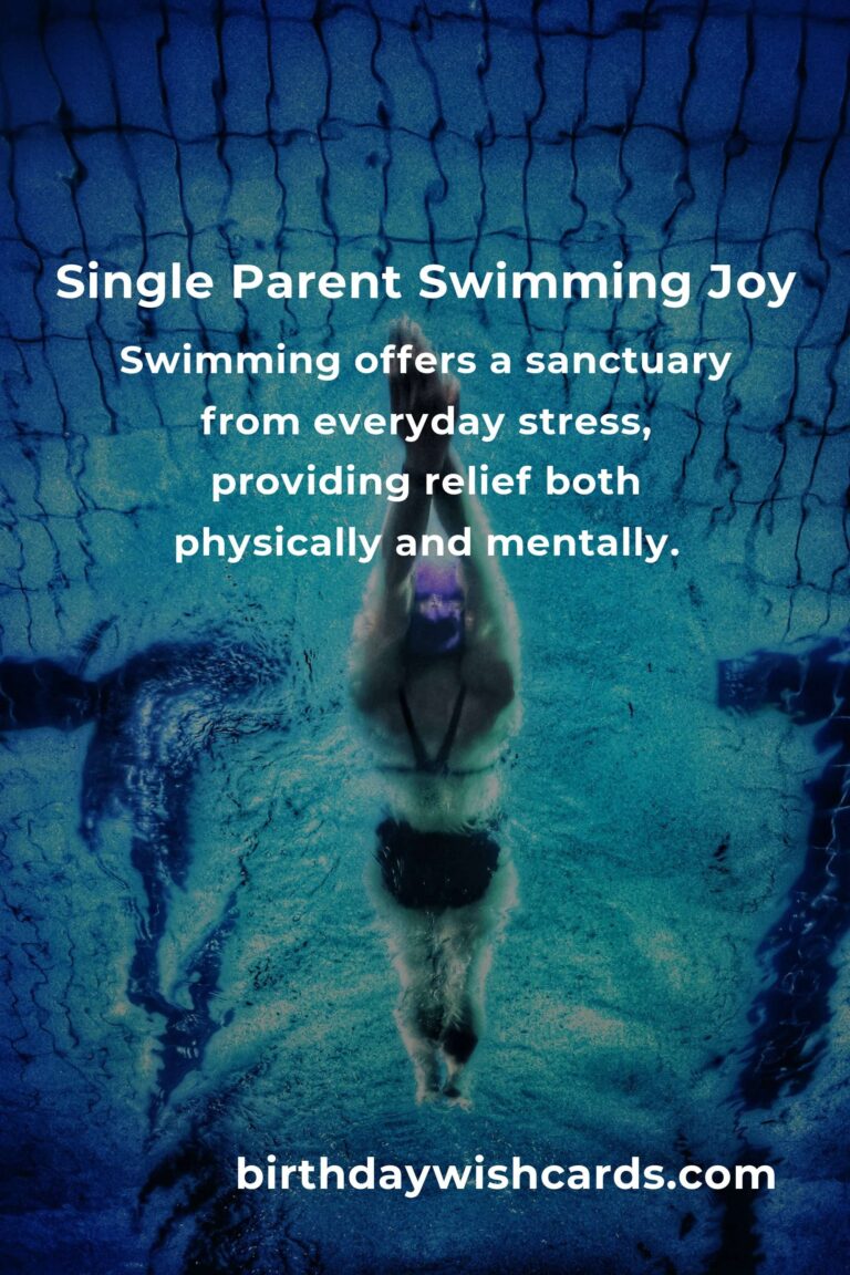 Swimming for Single Parents: Dive into Joy and Well-being Together