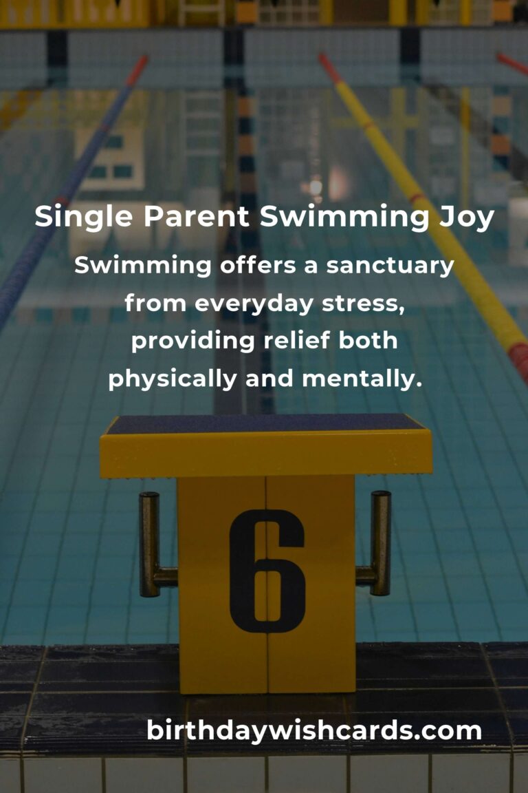 Swimming for Single Parents: Dive into Joy and Well-being Together
