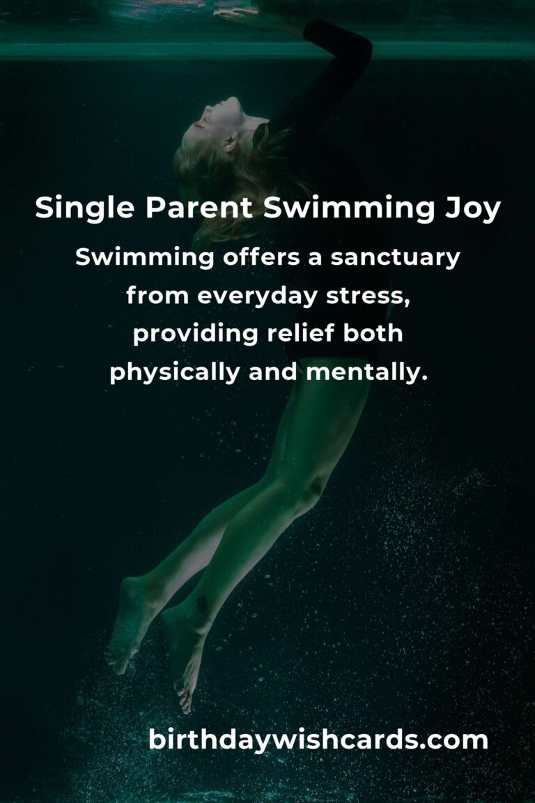 Swimming for Single Parents: Dive into Joy and Well-being Together
