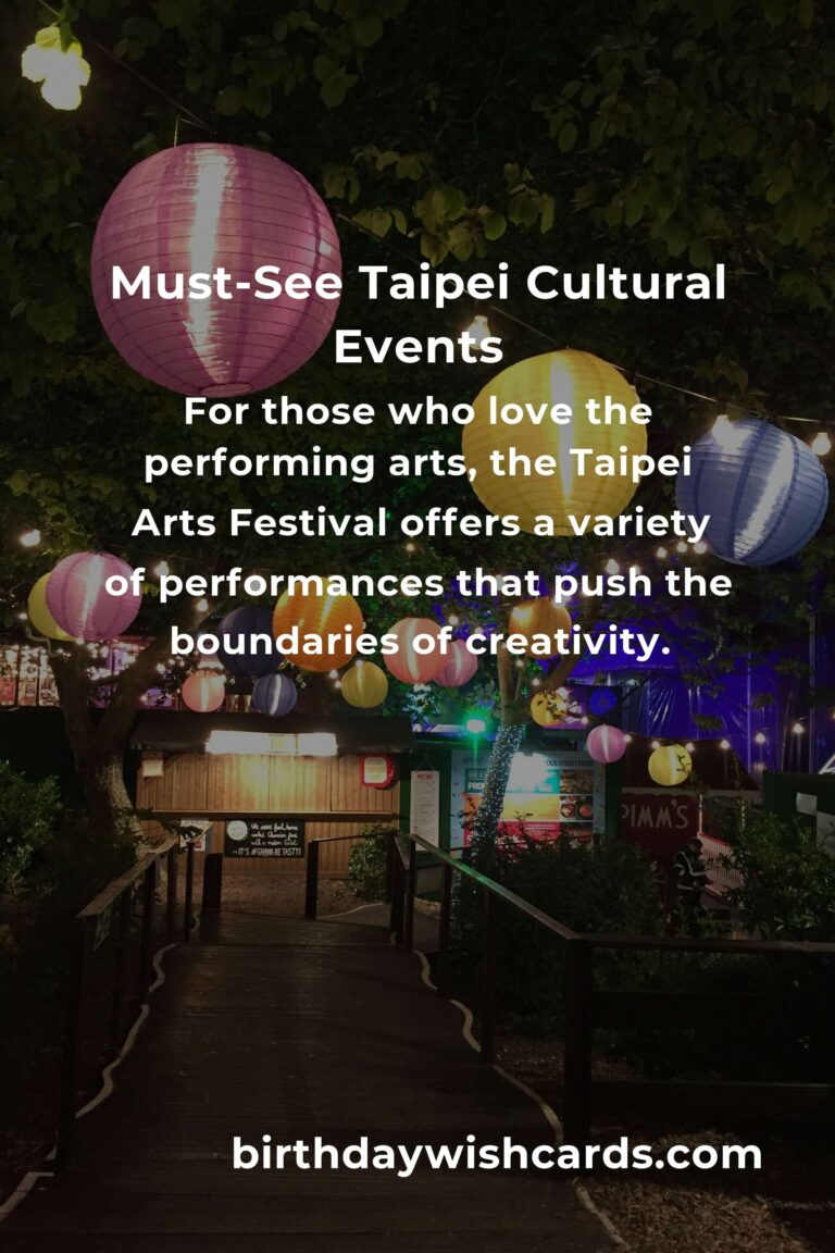 Taipei Cultural Events You Can't Miss in 2025