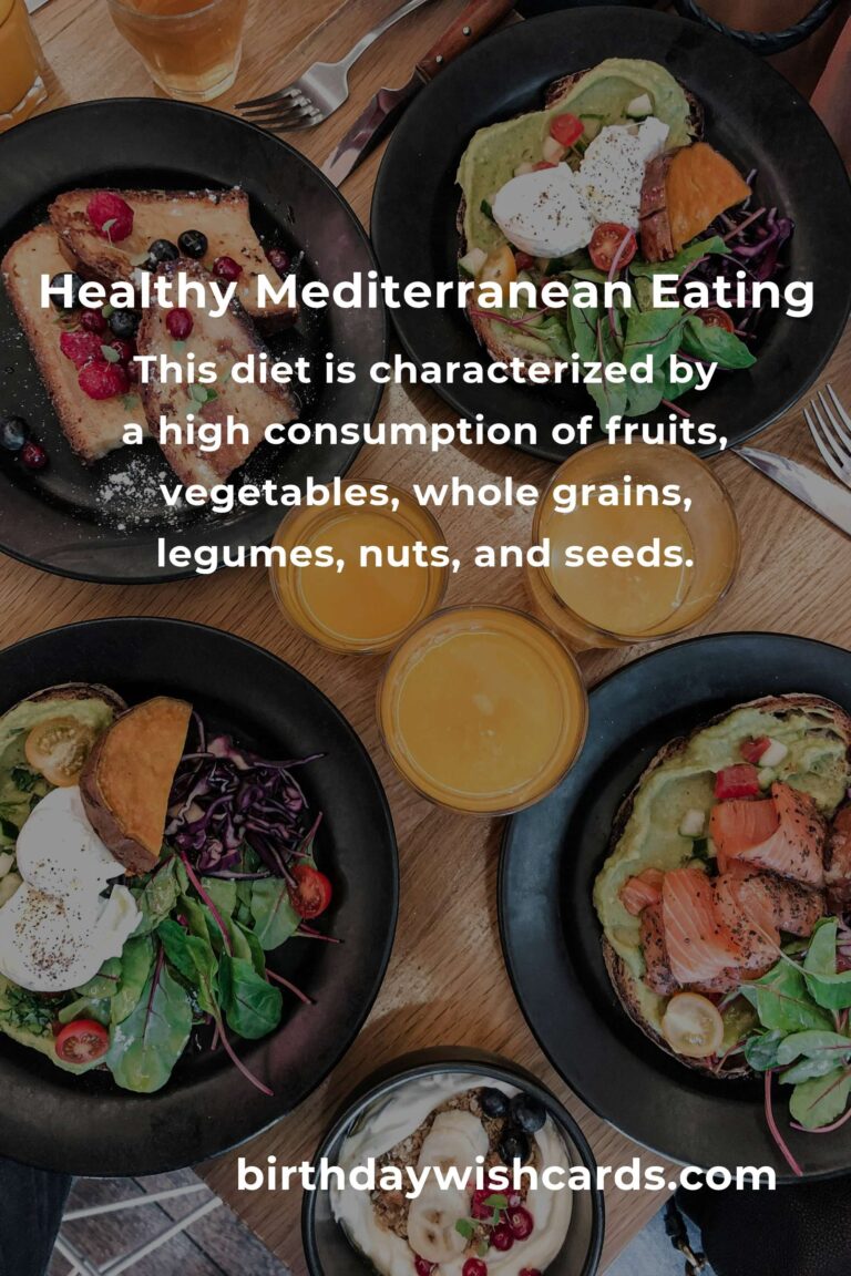 The Benefits of a Healthy Mediterranean Diet for Seniors