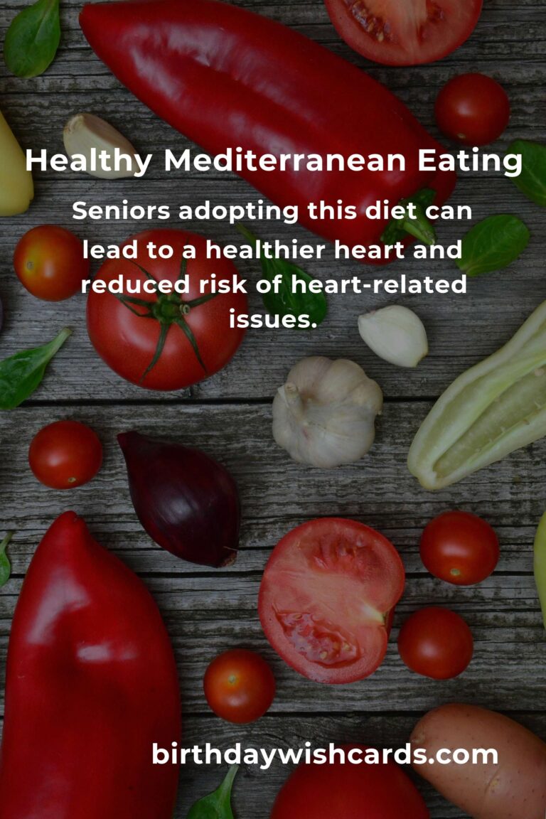 The Benefits of a Healthy Mediterranean Diet for Seniors