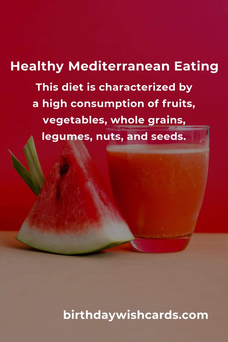 The Benefits of a Healthy Mediterranean Diet for Seniors