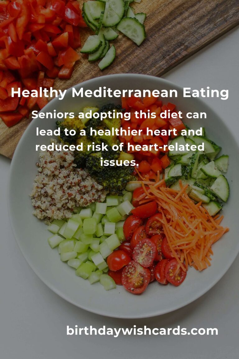 The Benefits of a Healthy Mediterranean Diet for Seniors
