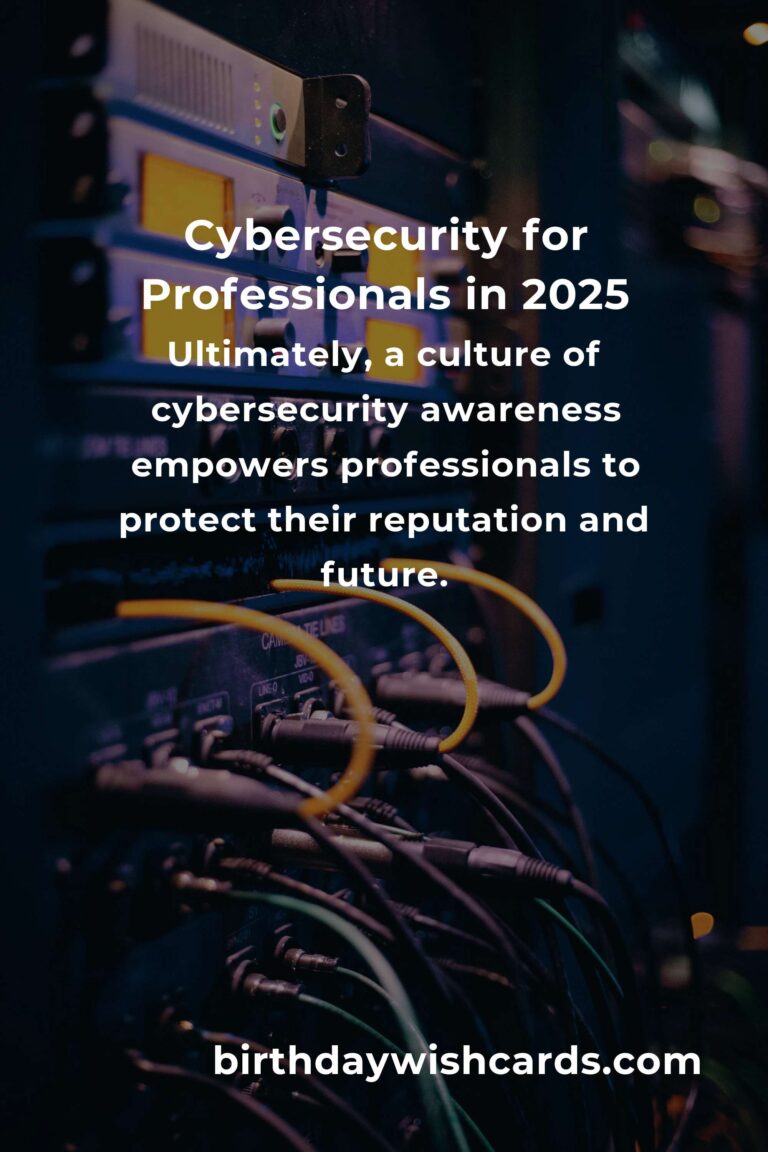 The Best Cybersecurity for Professionals in 2025: Protecting Your Future in a Digital World