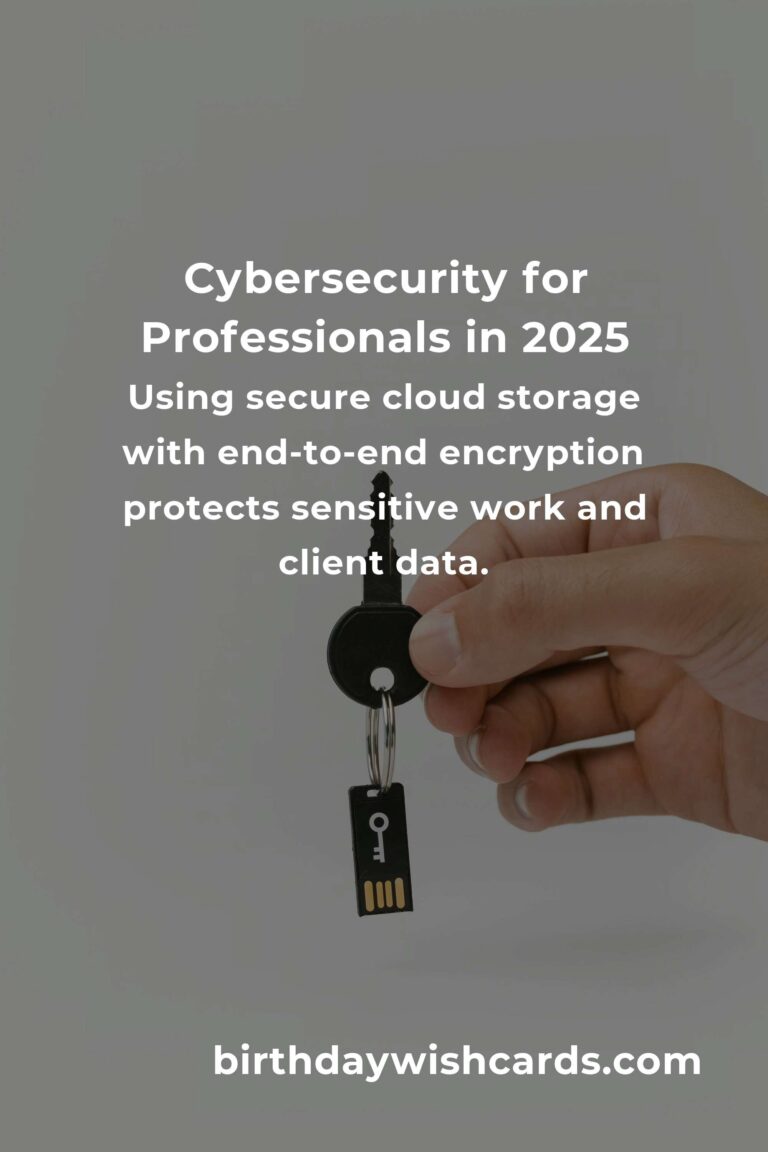 The Best Cybersecurity for Professionals in 2025: Protecting Your Future in a Digital World