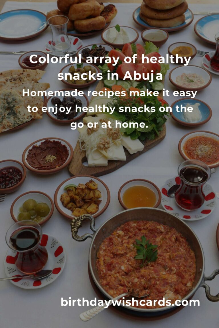 The Best Healthy Snacks in Abuja for 2025: Where Wellness Meets Flavor