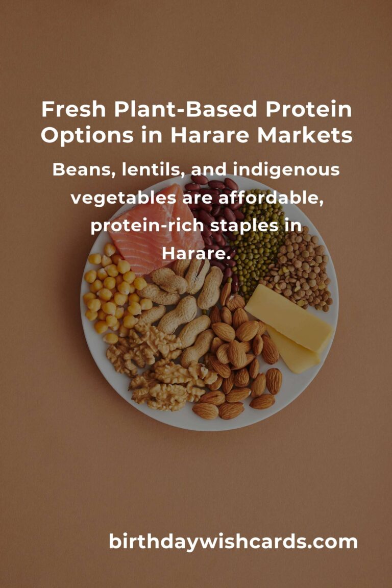 The Best Plant-Based Protein in Harare for 2025: Nourishing Your Body and the Planet