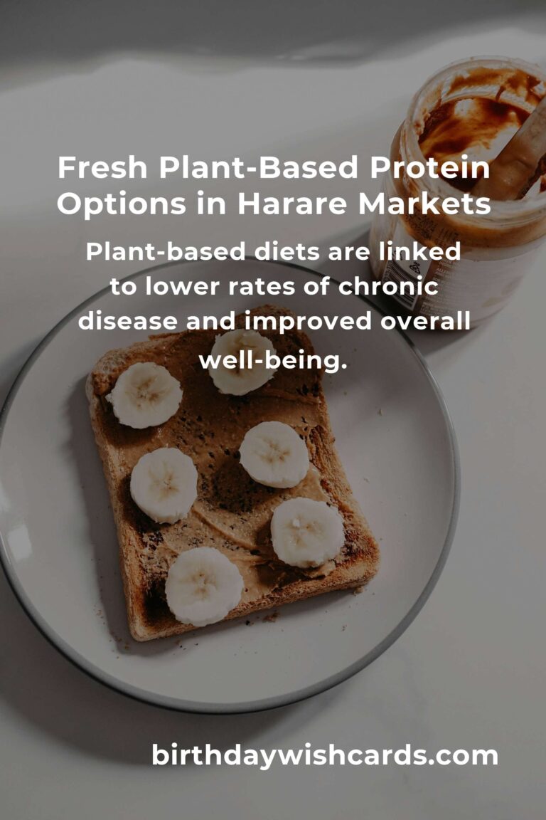 The Best Plant-Based Protein in Harare for 2025: Nourishing Your Body and the Planet