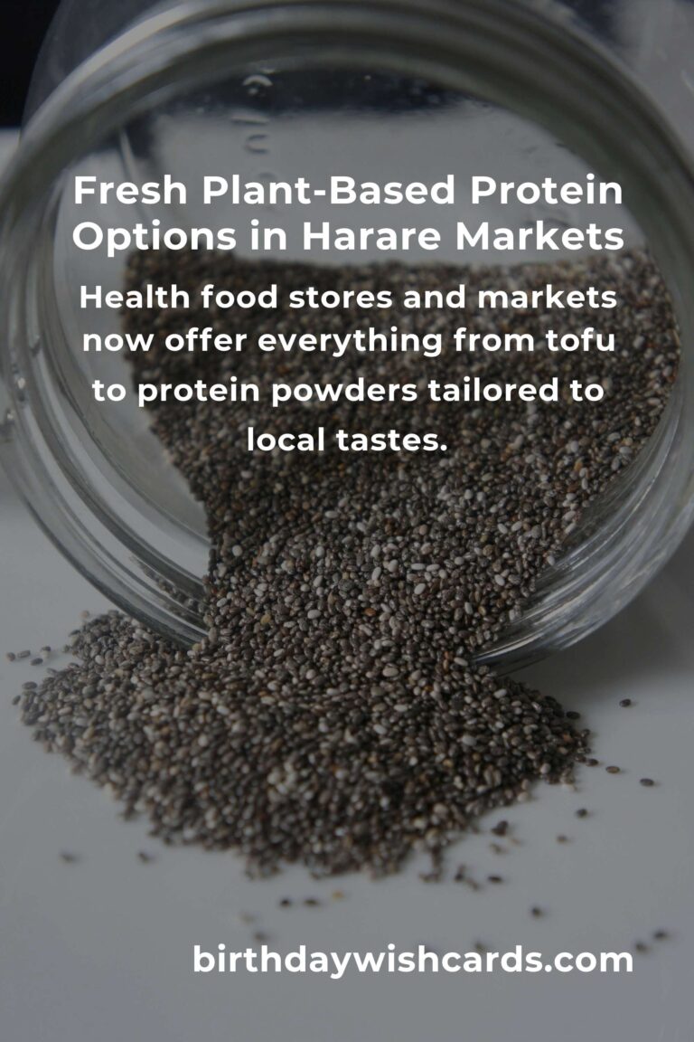 The Best Plant-Based Protein in Harare for 2025: Nourishing Your Body and the Planet