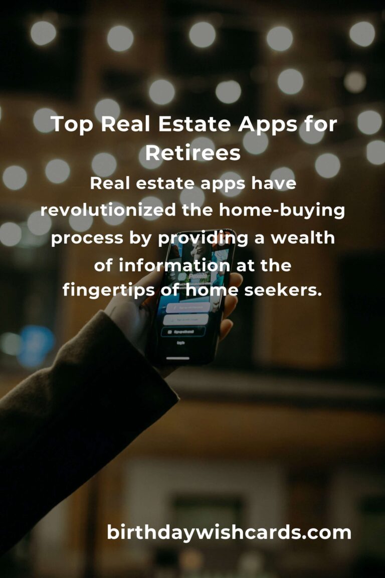 The Best Real Estate Apps for Retirees: Simplifying Your Property Search