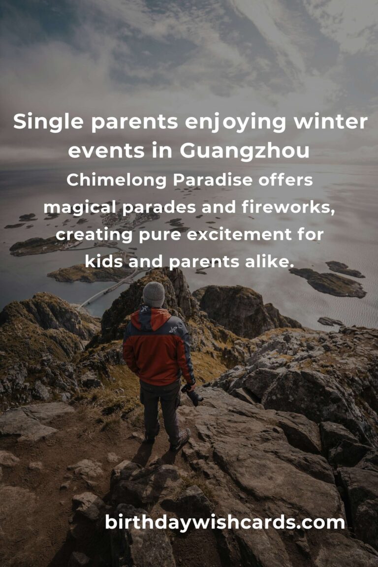 The Best Winter Events in Guangzhou for Single Parents: Unforgettable Moments for You and Your Kids