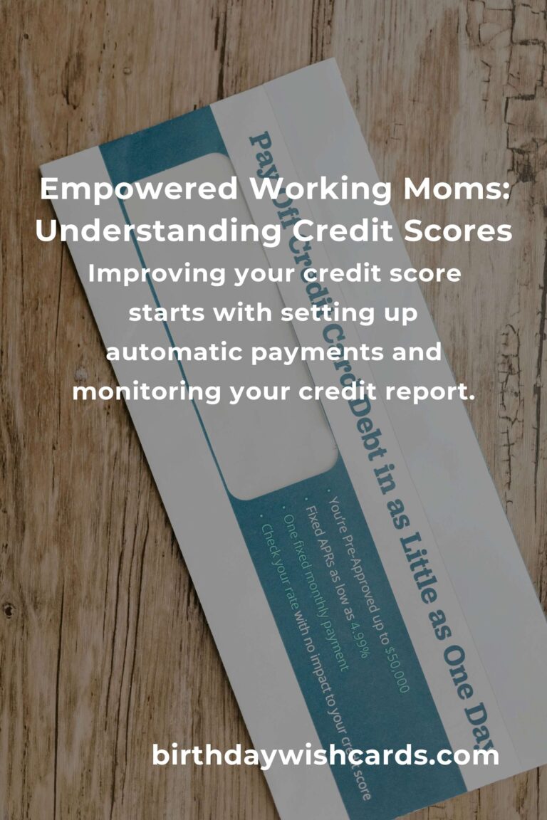 The Complete Guide to Understanding Credit Scores for Working Moms: Empower Your Financial Future