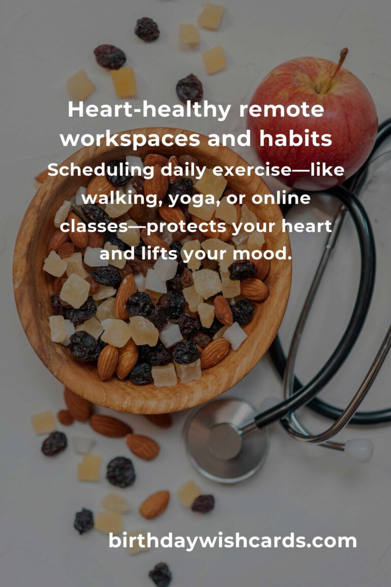 The Essential Heart Health Guide for Remote Workers in 2025: Thrive in the Digital Age