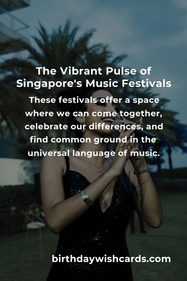 The Heartbeat of Singapore: Discover the Upcoming Music Festivals of 2025