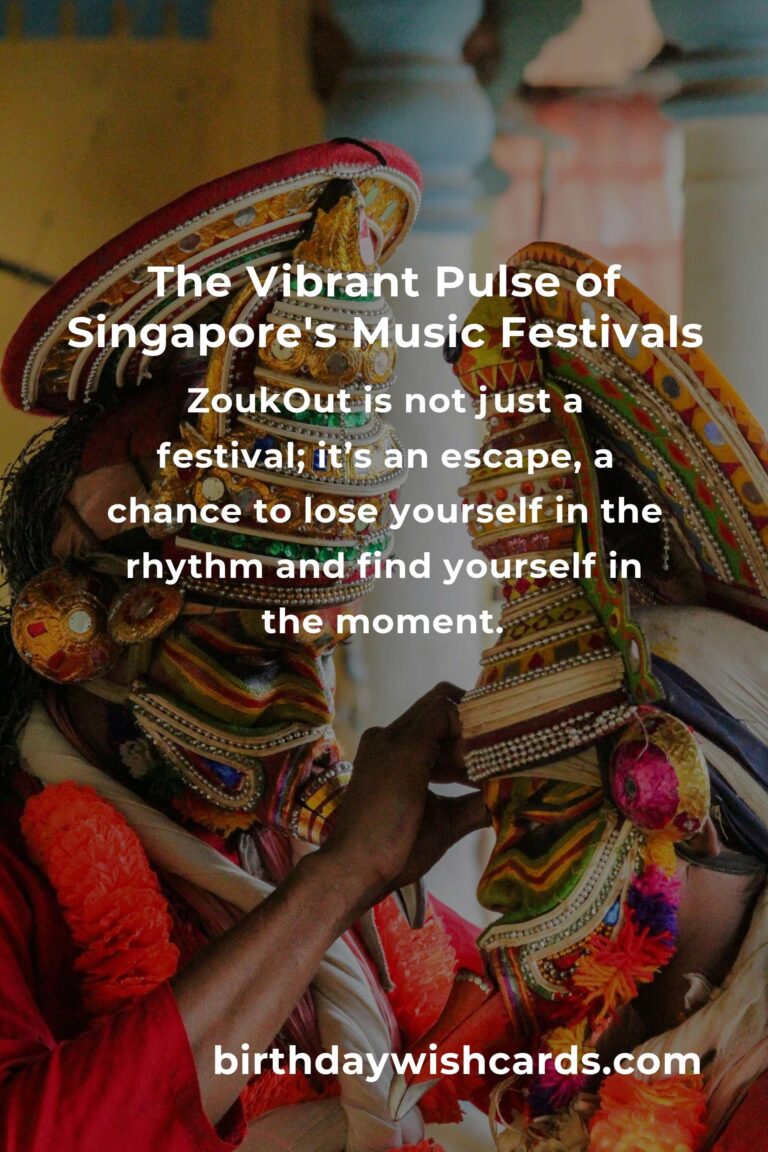 The Heartbeat of Singapore: Discover the Upcoming Music Festivals of 2025