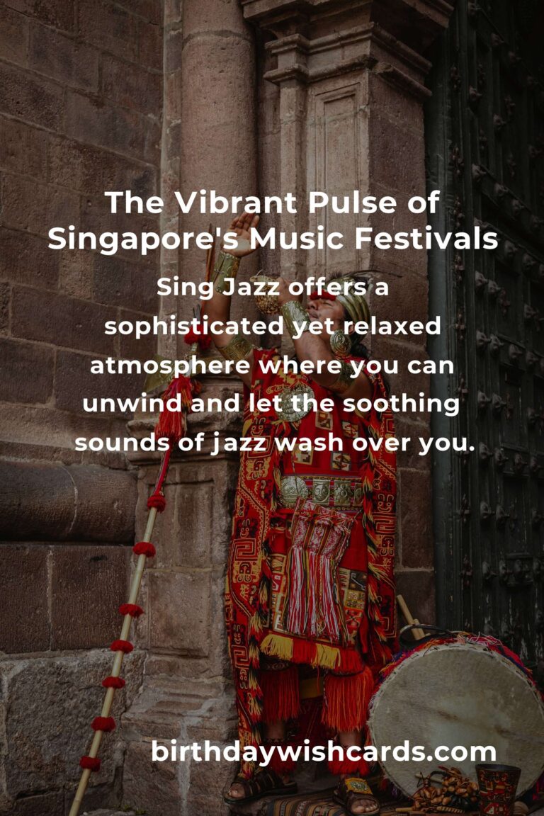 The Heartbeat of Singapore: Discover the Upcoming Music Festivals of 2025