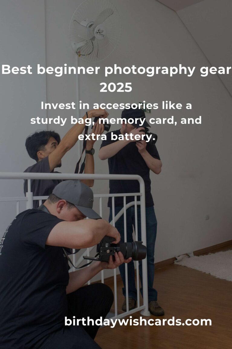 The Ultimate 2025 Guide: Best Photography Gear for First-Time Buyers (With Heartfelt Advice)