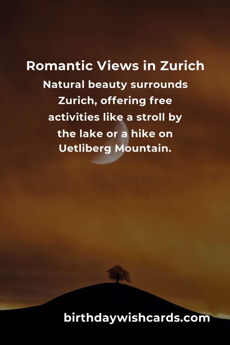 The Ultimate Budget Guide to Romantic Getaways in Zurich