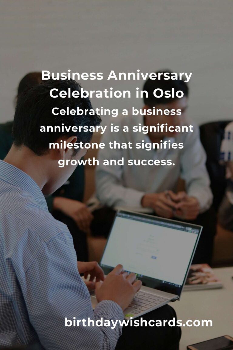 The Ultimate Business Anniversary Planning Guide in Oslo