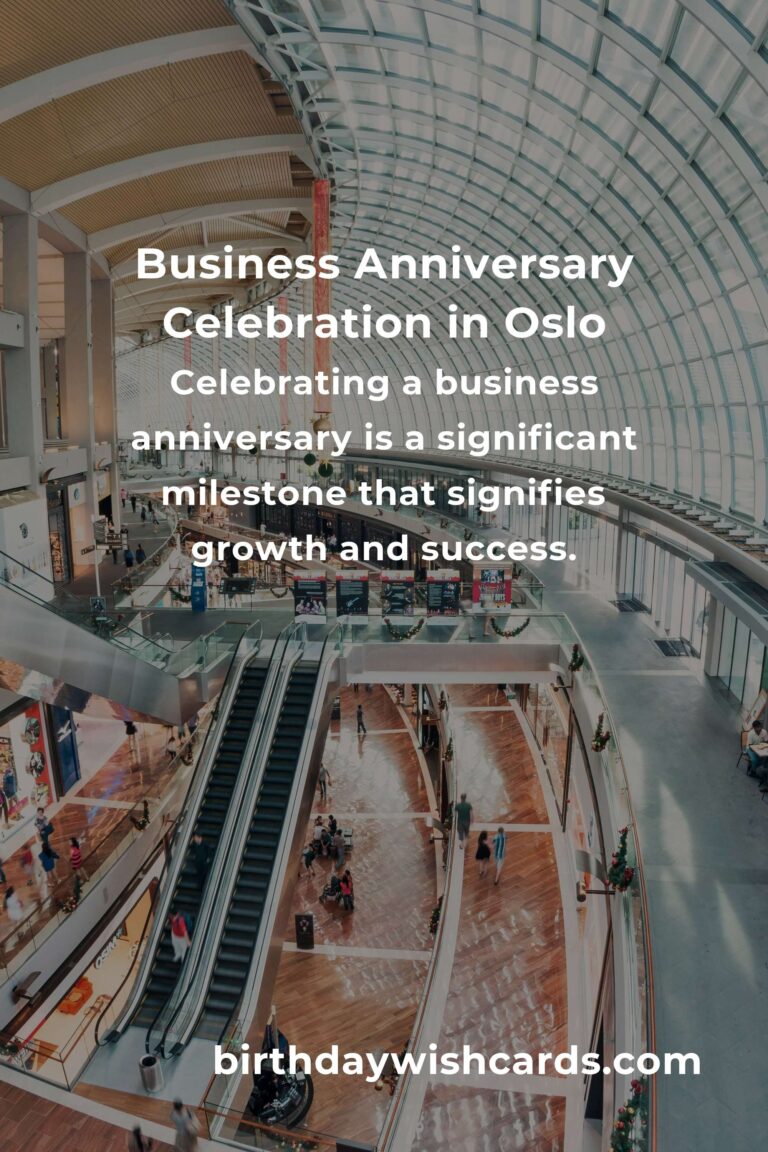 The Ultimate Business Anniversary Planning Guide in Oslo