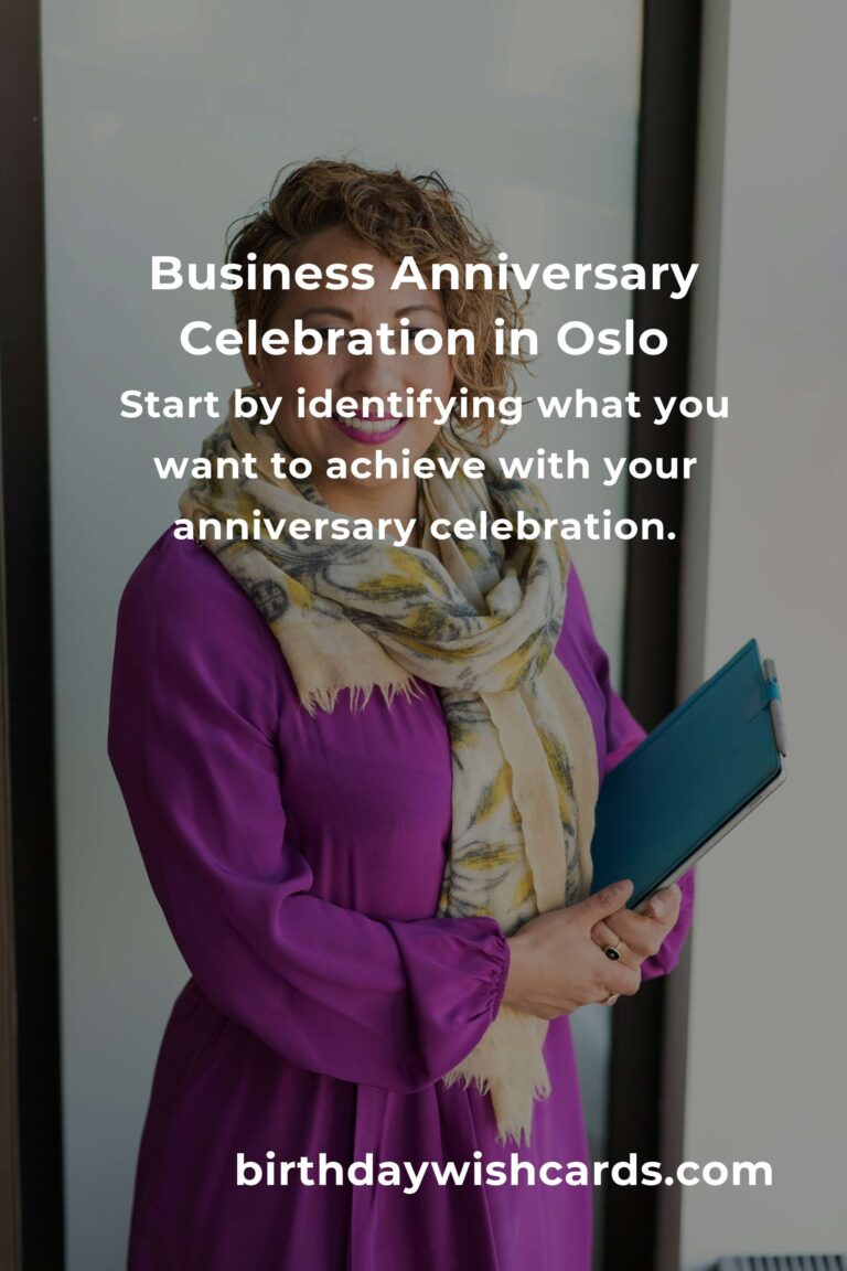The Ultimate Business Anniversary Planning Guide in Oslo