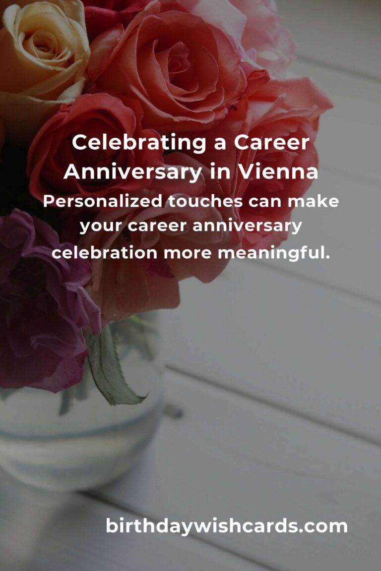 The Ultimate Career Anniversary Planning Guide in Vienna