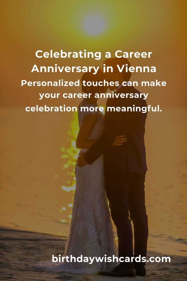 The Ultimate Career Anniversary Planning Guide in Vienna