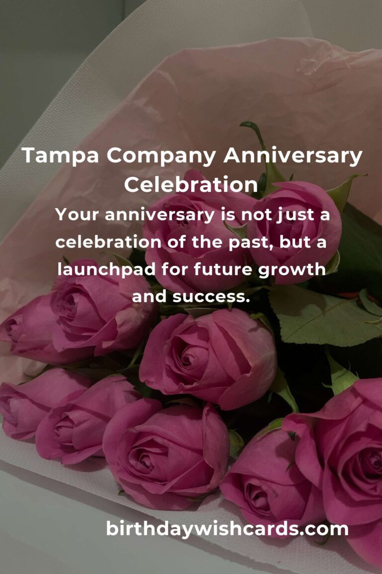 The Ultimate Company Anniversary Planning Guide in Tampa: Celebrate Your Milestone in Style!
