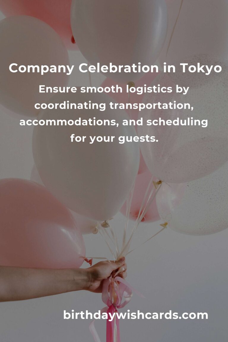 The Ultimate Company Anniversary Planning Guide in Tokyo