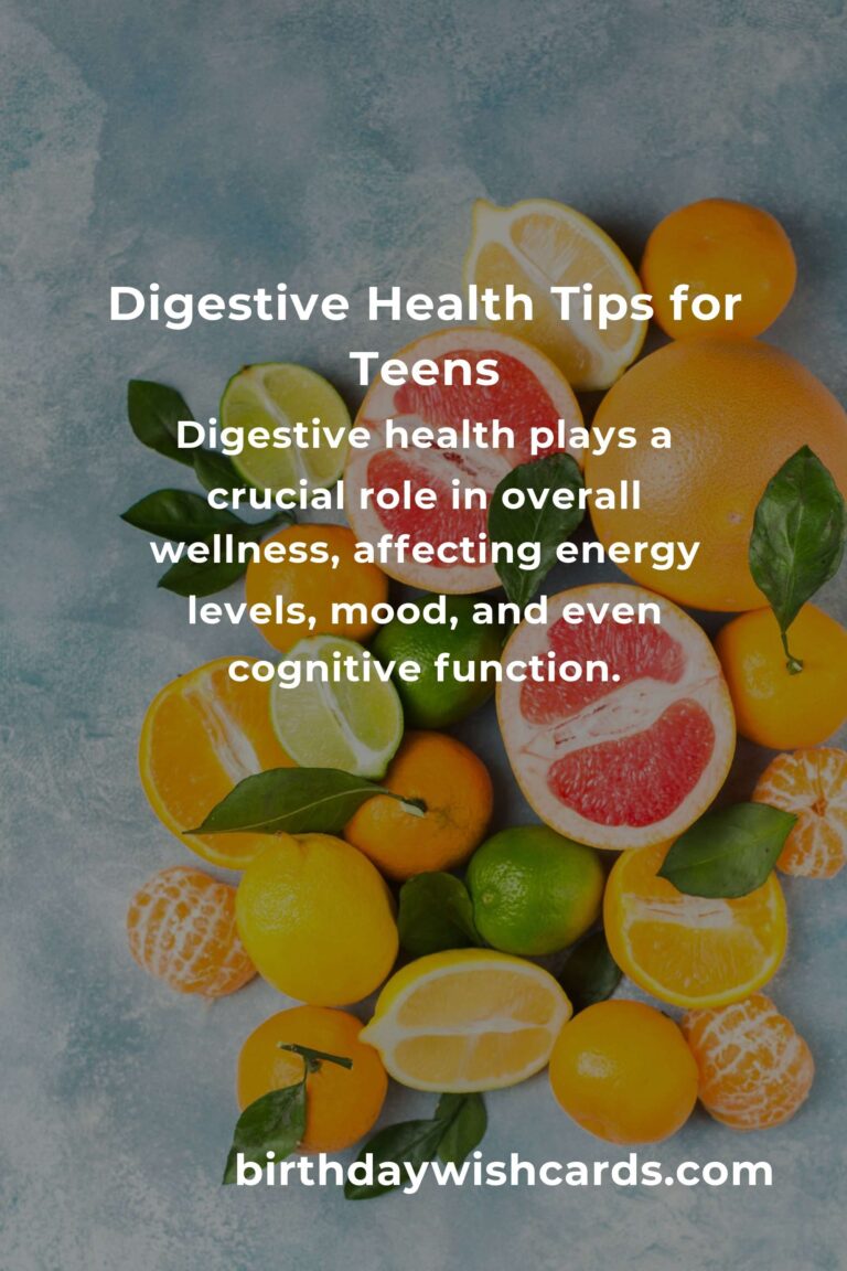The Ultimate Digestive Health Guide for Teens: Tips and Strategies for 2025