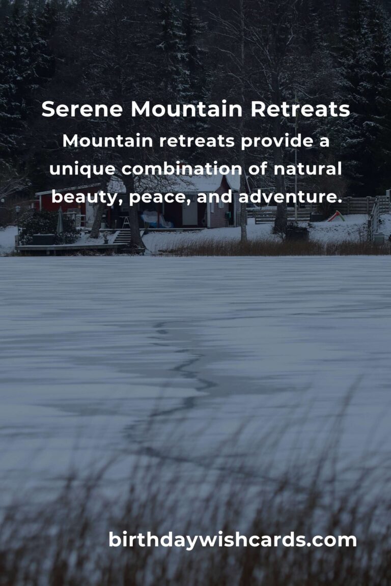 The Ultimate Guide to Mountain Retreats for Single Parents in 2025