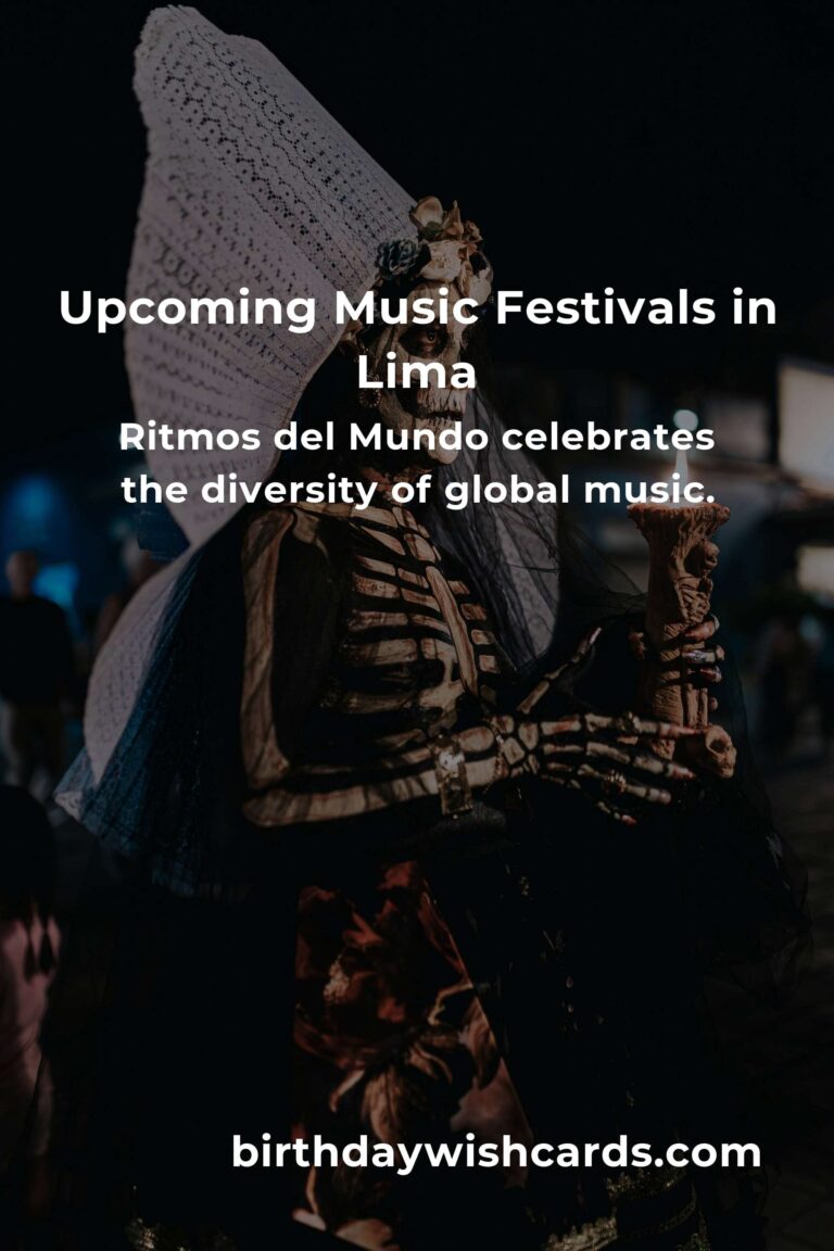 The Ultimate Guide to Upcoming Music Festivals in Lima for 2025
